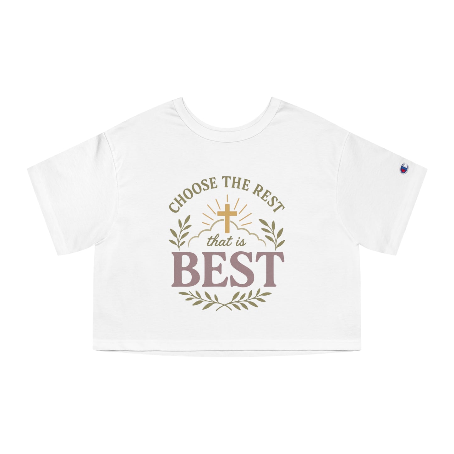 Cropped T-Shirt - Choose the Rest that is Best