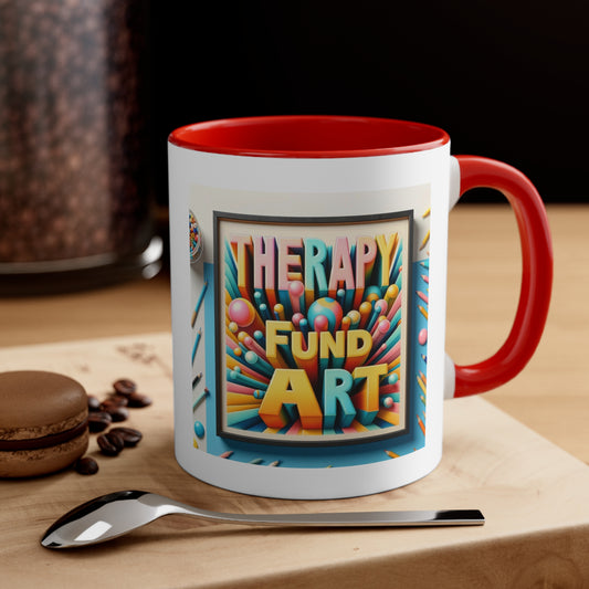 Therapy Fund Art Coffee Mug, 11oz