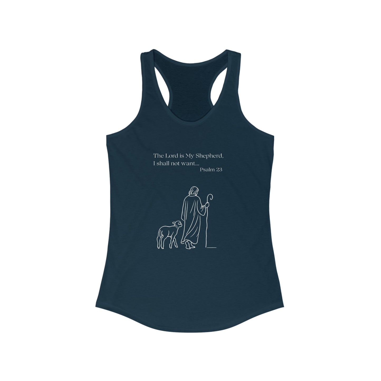 Women's Ideal Racerback Tank- WaterColor Owl