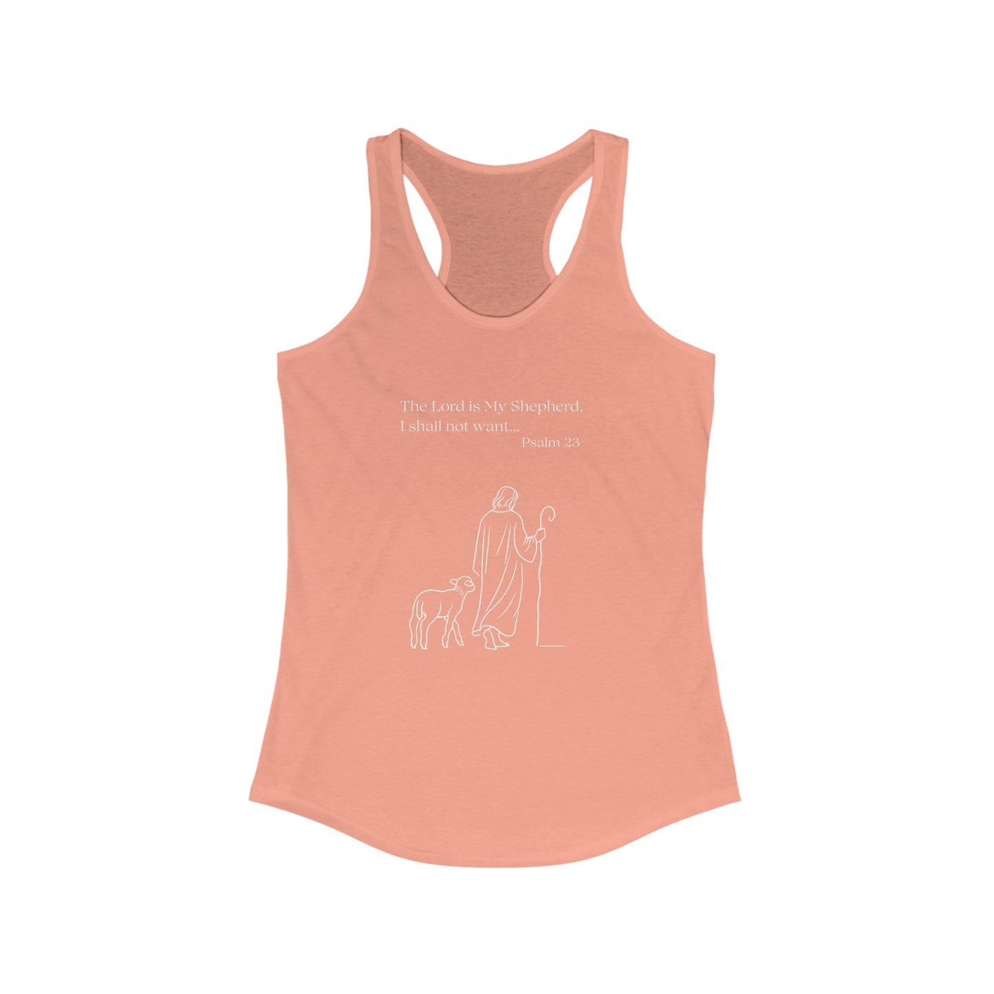 Women's Ideal Racerback Tank- WaterColor Owl