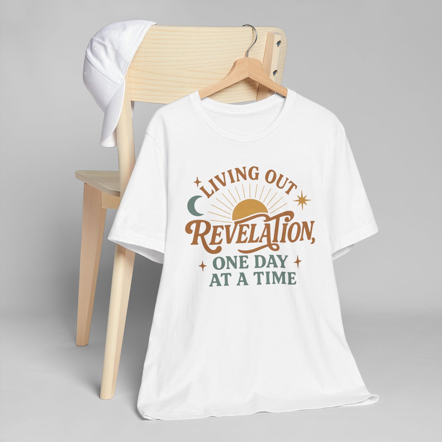 Living Out Revelation Unisex T-Shirt - One Day at a Time Motivational Tee