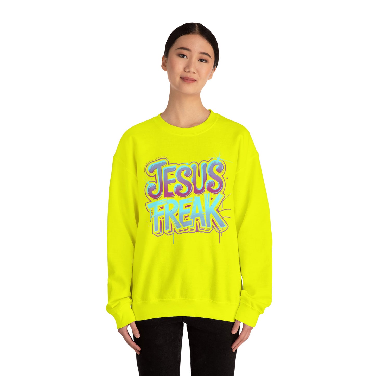 Jesus Freak II Unisex Heavy Blend™ Crewneck Sweatshirt - Bold & Inspirational Style