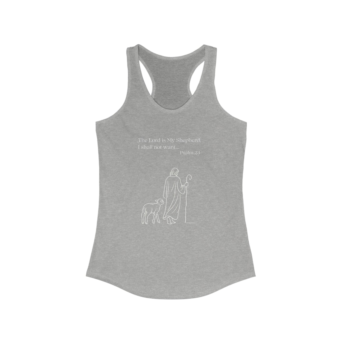 Women's Ideal Racerback Tank- WaterColor Owl