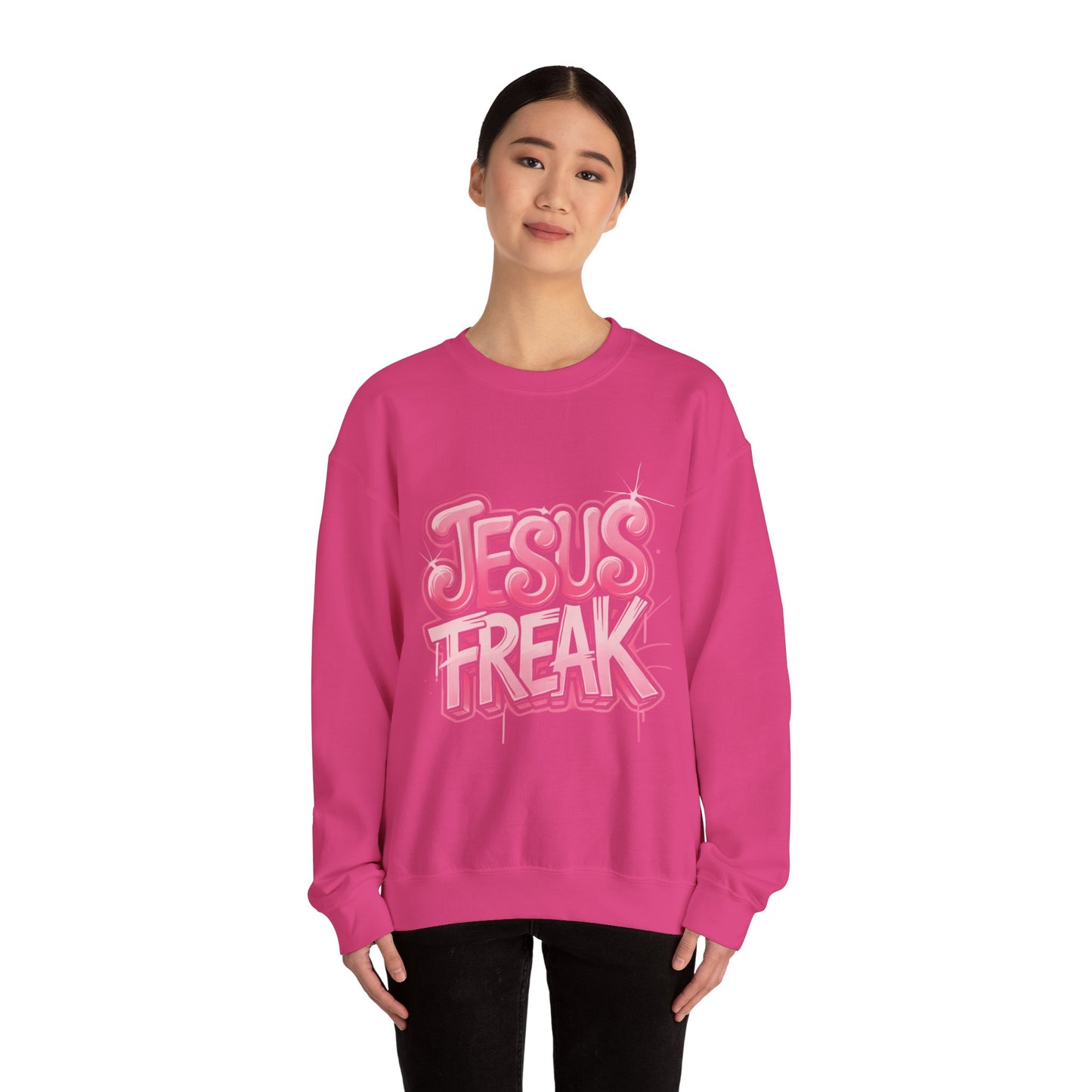 Jesus Freak III Unisex Heavy Blend™ Crewneck Sweatshirt - Bold & Inspirational Style