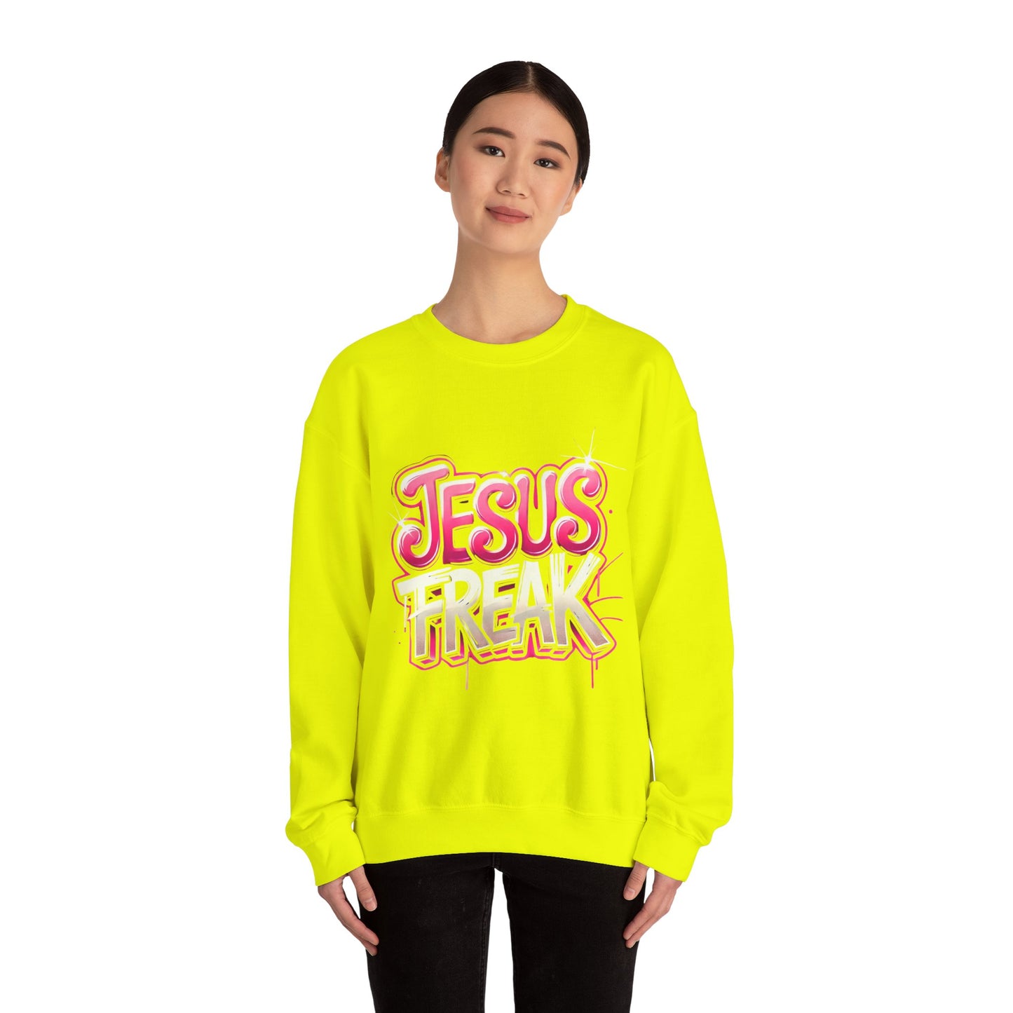 Jesus Freak Unisex Heavy Blend™ Crewneck Sweatshirt - Bold & Inspirational Style