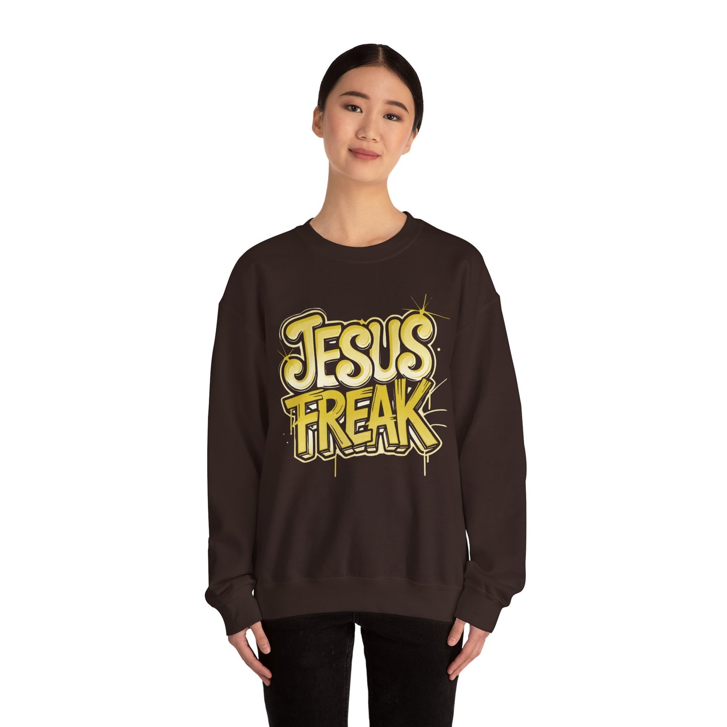 Jesus Freak III Unisex Heavy Blend™ Crewneck Sweatshirt - Bold & Inspirational Style