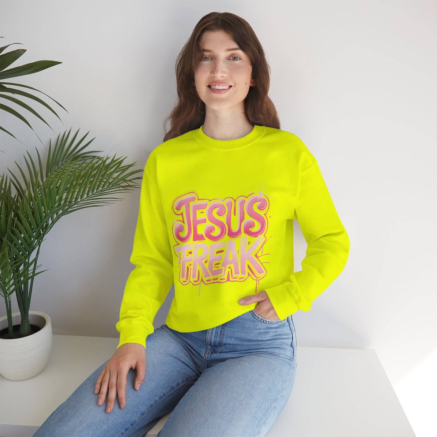 Jesus Freak III Unisex Heavy Blend™ Crewneck Sweatshirt - Bold & Inspirational Style