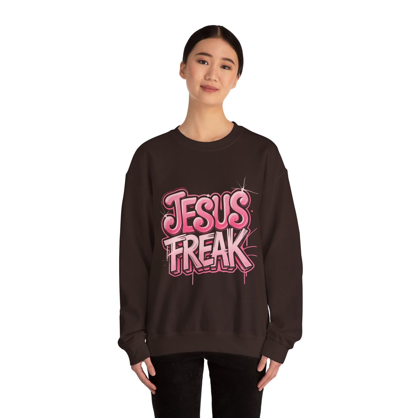 Jesus Freak III Unisex Heavy Blend™ Crewneck Sweatshirt - Bold & Inspirational Style