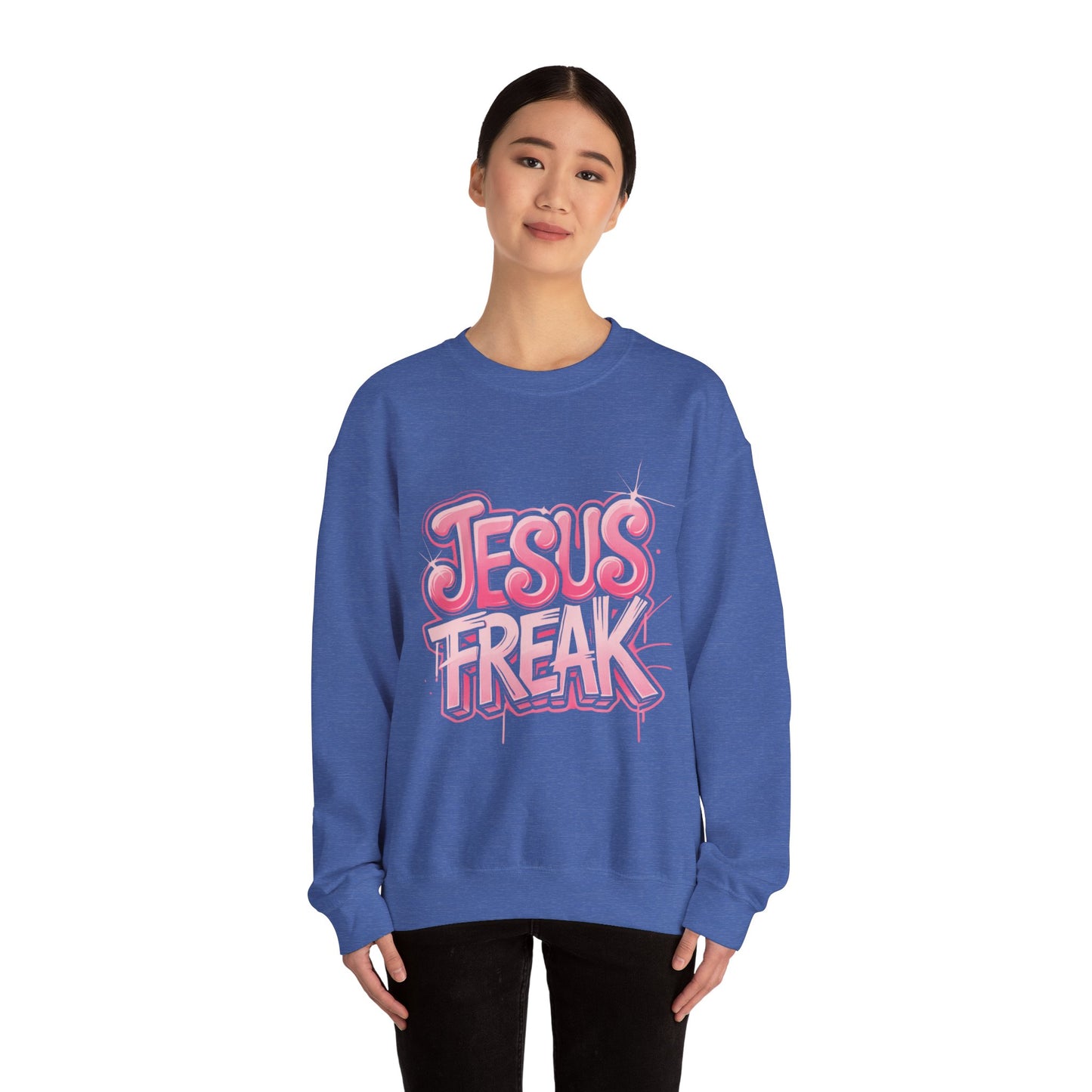 Jesus Freak III Unisex Heavy Blend™ Crewneck Sweatshirt - Bold & Inspirational Style