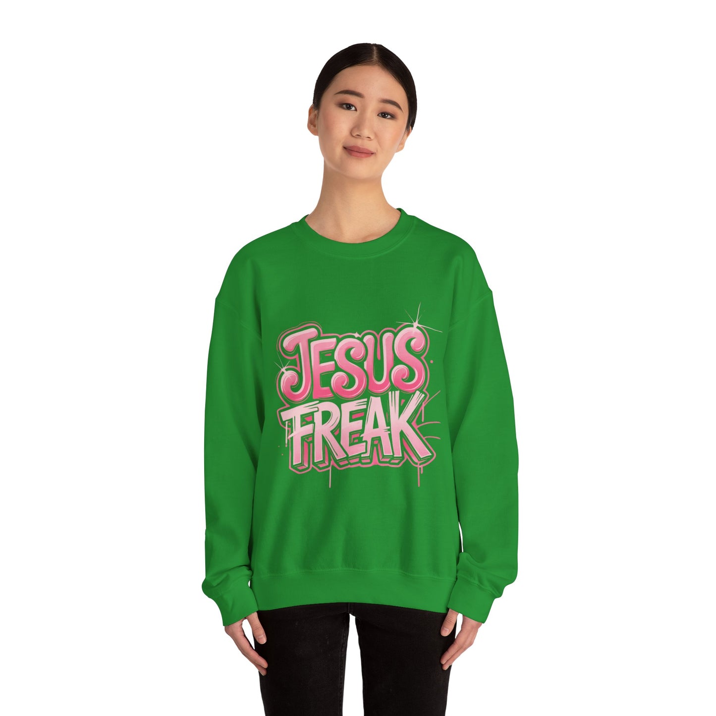 Jesus Freak III Unisex Heavy Blend™ Crewneck Sweatshirt - Bold & Inspirational Style