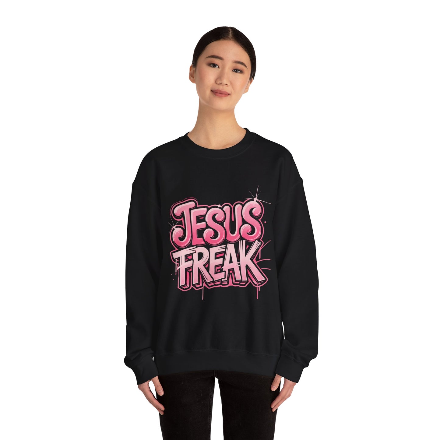 Jesus Freak III Unisex Heavy Blend™ Crewneck Sweatshirt - Bold & Inspirational Style