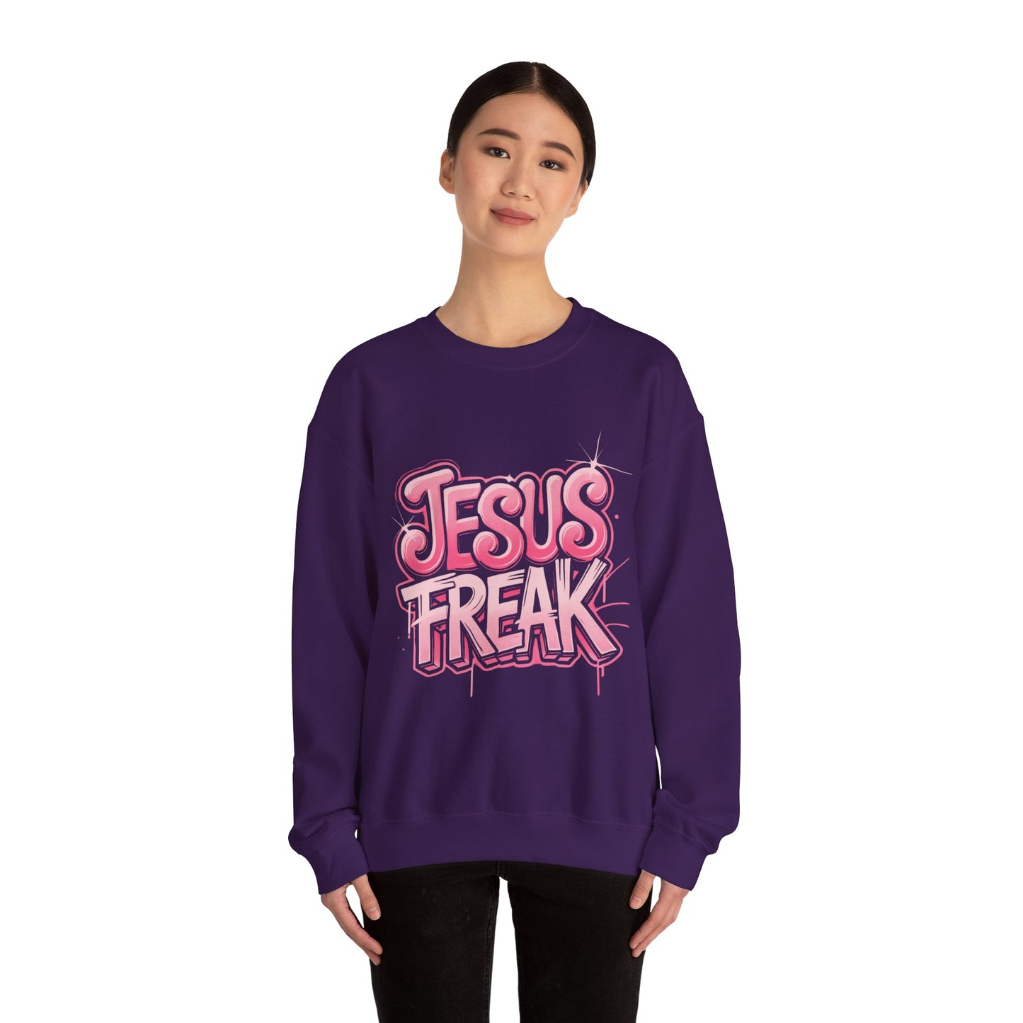 Jesus Freak III Unisex Heavy Blend™ Crewneck Sweatshirt - Bold & Inspirational Style