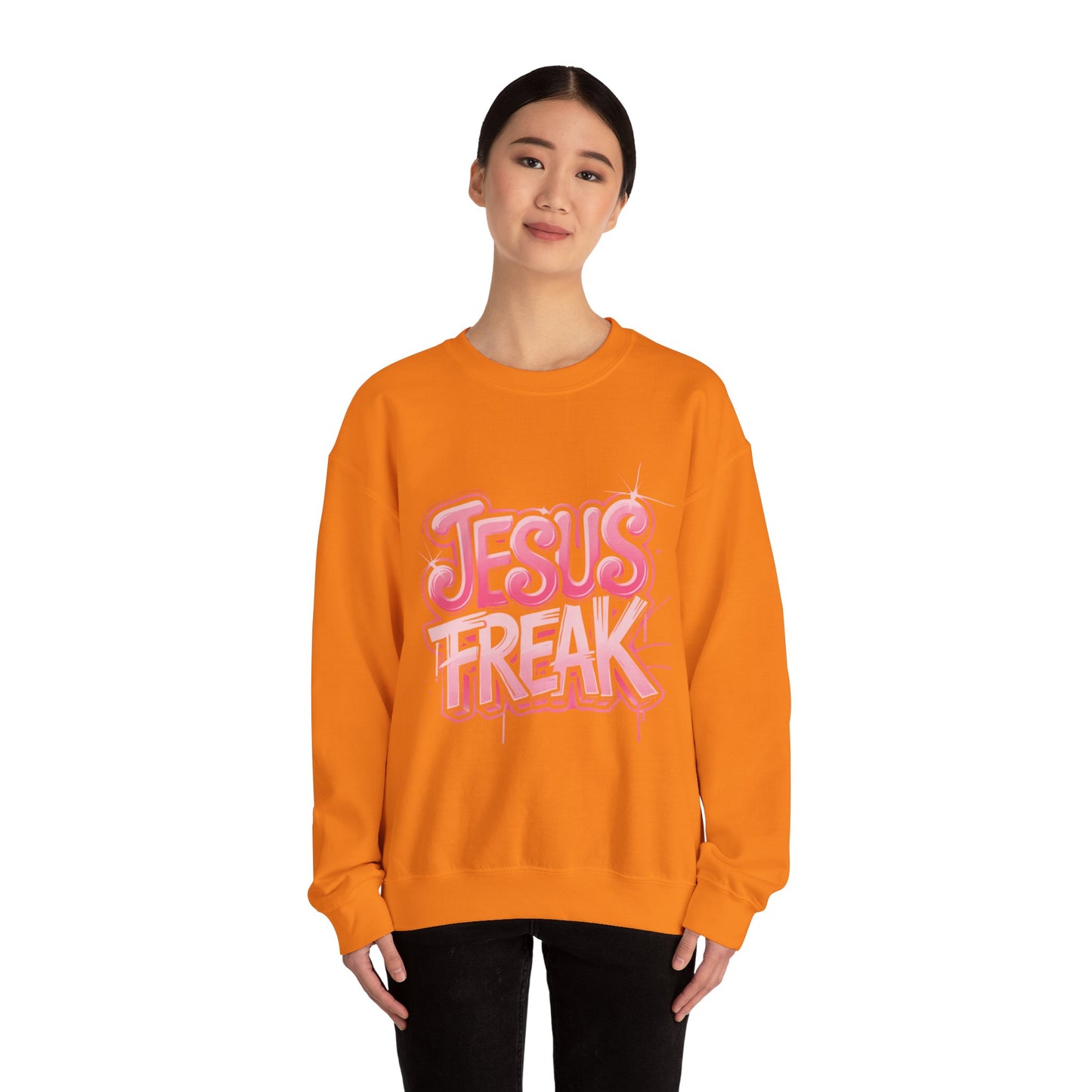Jesus Freak III Unisex Heavy Blend™ Crewneck Sweatshirt - Bold & Inspirational Style