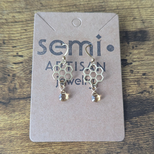 Honeycomb Drops – Honey Quartz