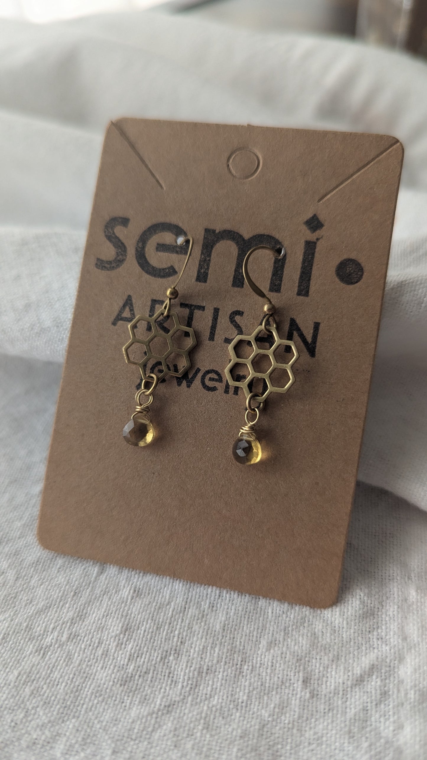 Honeycomb Drops – Honey Quartz